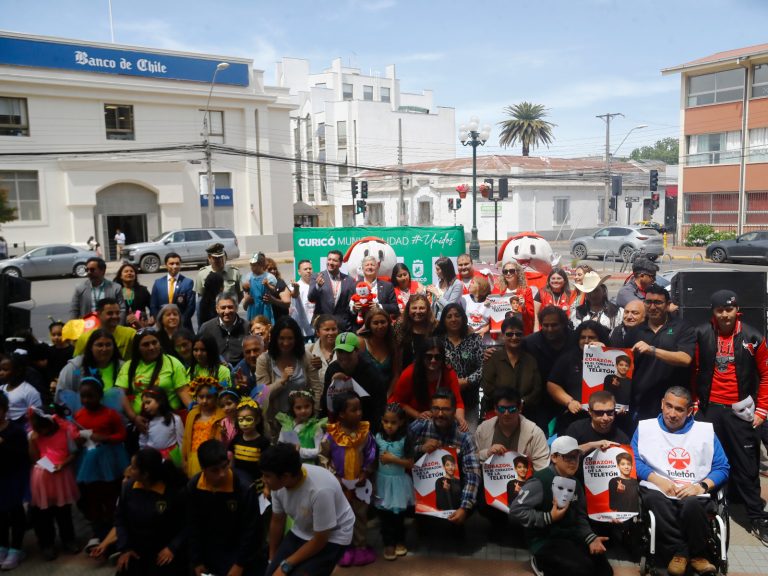 Curicó realizó lanzamiento Teletón 2025