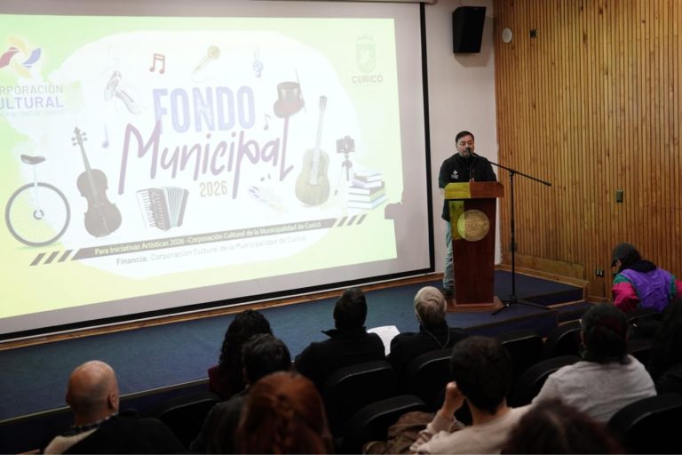 Corporación Cultural de Curicó lanzó Fondo Municipal para Iniciativas Artísticas 2026