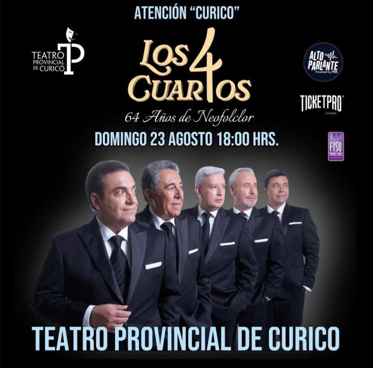 Los Cuatro Cuartos: El neofolclore se toma Curicó en una noche histórica de aniversario
